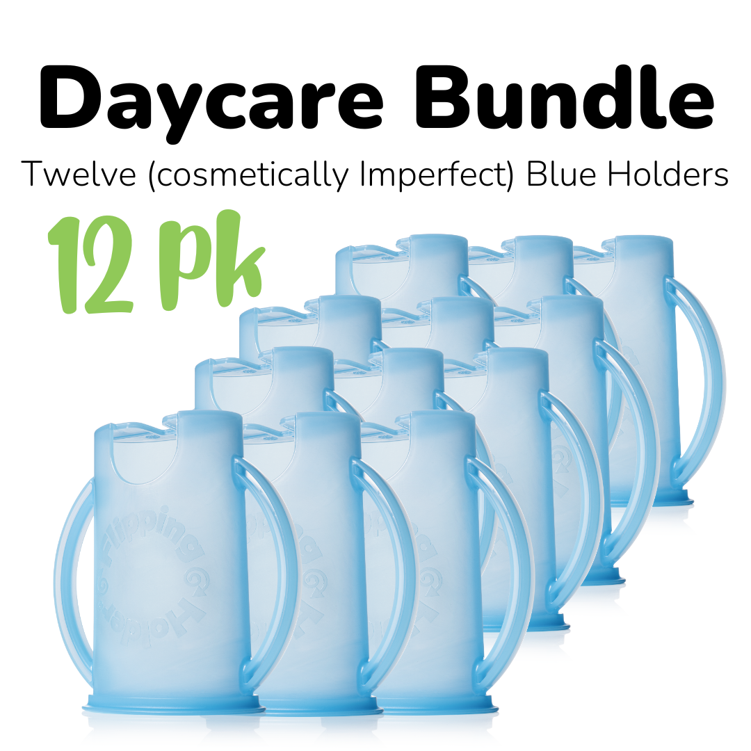 Daycare Bundle - Sets of 6, 12, or 18 Holders with Lids (cosmetically imperfect, refurbished)