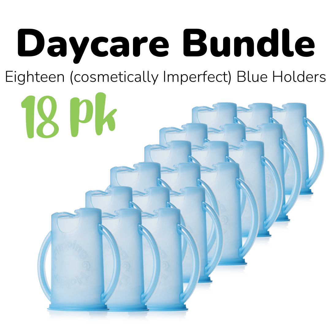 Daycare Bundle - Sets of 6, 12, or 18 Holders with Lids (cosmetically imperfect, refurbished)