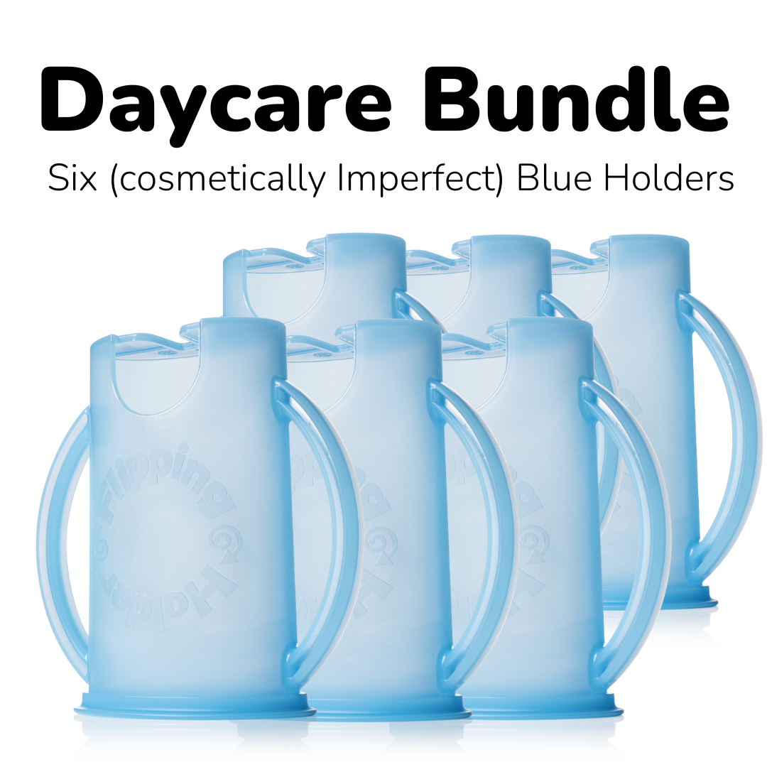 Daycare Bundle - Sets of 6, 12, or 18 Holders with Lids (cosmetically imperfect, refurbished)
