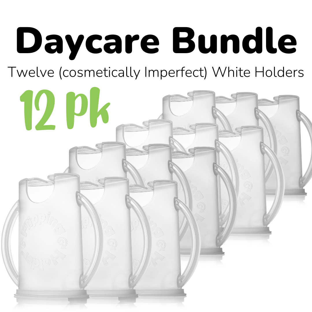 Daycare Bundle - Sets of 6, 12, or 18 Holders with Lids (cosmetically imperfect, refurbished)