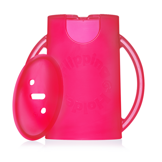 Flipping Holder DELUXE w/ LID (Pink)