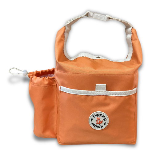 Thermal Tote with Bottle Pocket | easy carry-all bag, clip handle for convenient attachment