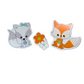 Flippy & Kitsy Fox Stickers