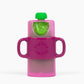 KiddyTrek 4-in-1 Sip & Snack Set - Food Pouch & Juice Box Holder, Snack Cup, Sip Cup ALL IN ONE